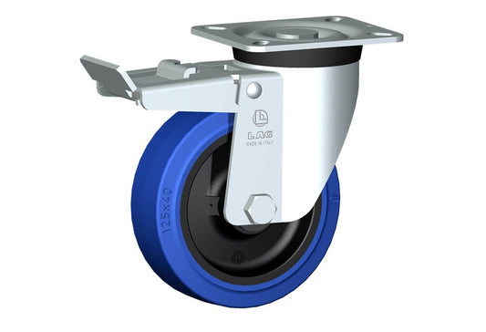 WHEEL LB 125X40/40 RB SWL M40L/50 +BRAKE