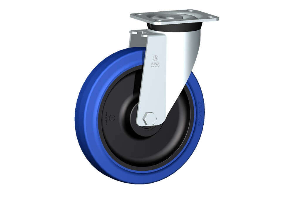 WHEEL LB 250X50/60 RB SWIVEL FORK M40