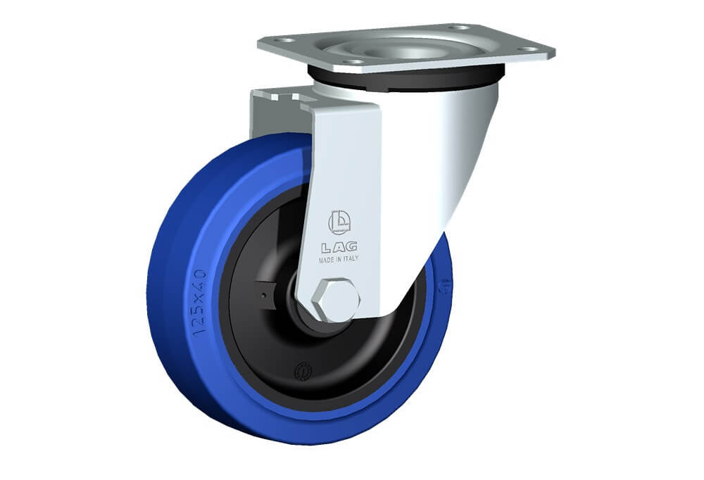 WHEEL LB 125X40/40 RB SWIVEL M22L/50