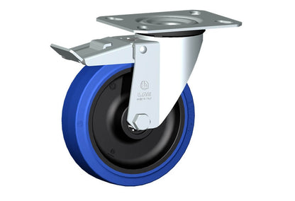 WHEEL LB 150X40/50 RB SWIVEL M22 +BRAKE