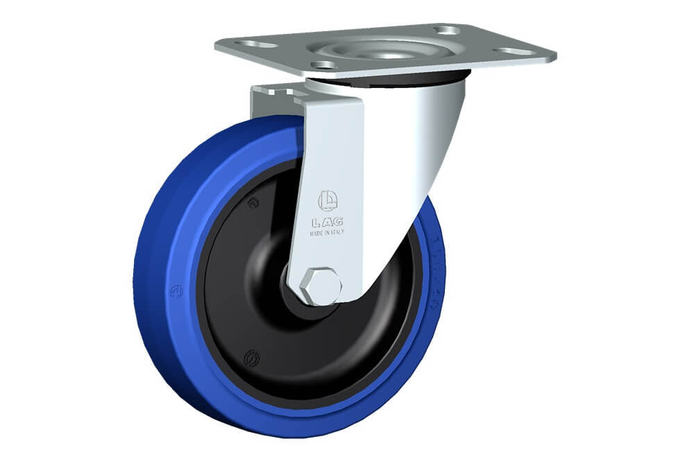 WHEEL LB 150X40/50 PLAIN BORE SWIVEL M22