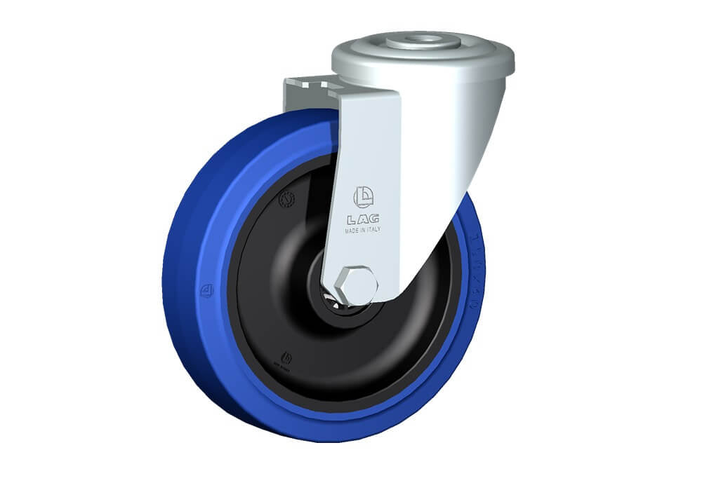 WHEEL LB 150X40/50 ROLLER B. SWIVEL FORK M22 F.14