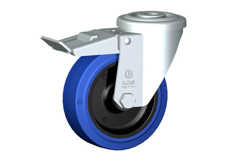 WHEEL LB 125X40/40 PB BOLT HOLE M22/50 HOLE 14 + BRAKE