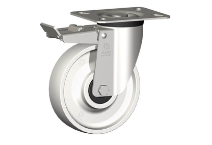 WHEEL P 150X40/50 BBX SWIV X40 +BRAKE