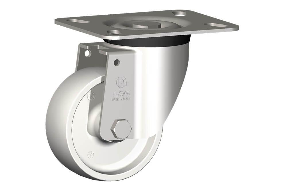 WHEEL P 100X40/40 PLAIN BORE SWIVEL FORK X40/50