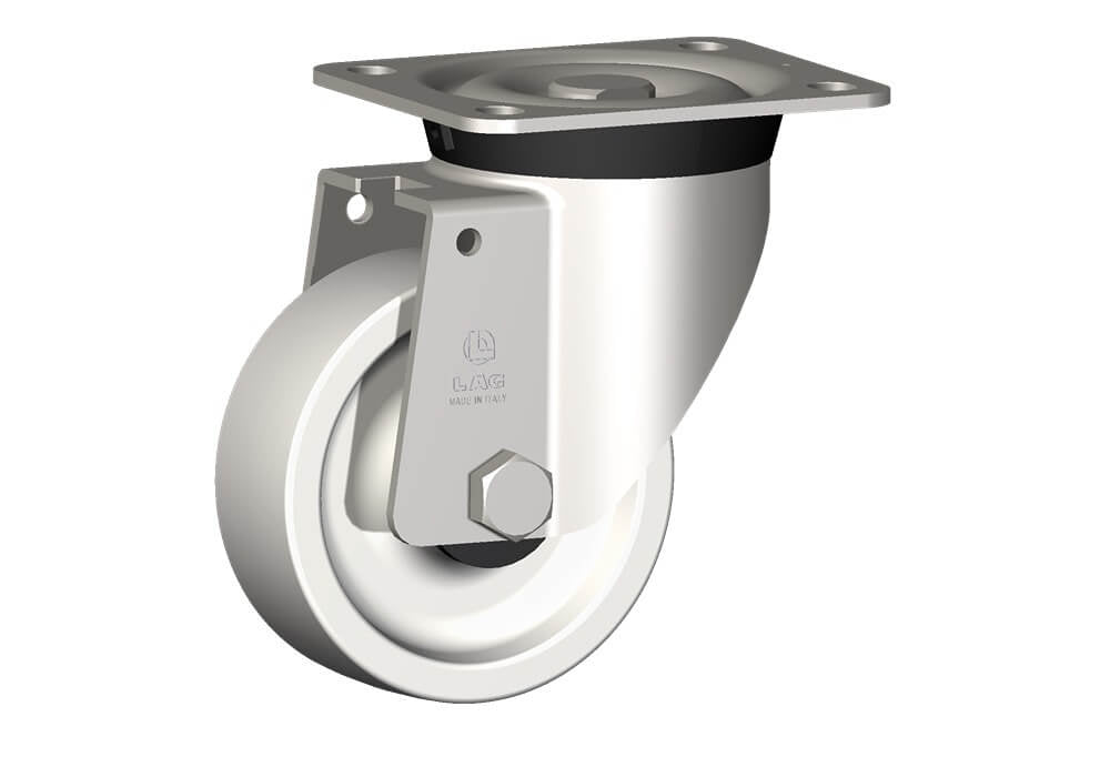 WHEEL P 125X45/50 HD PB SWIVEL X40/60