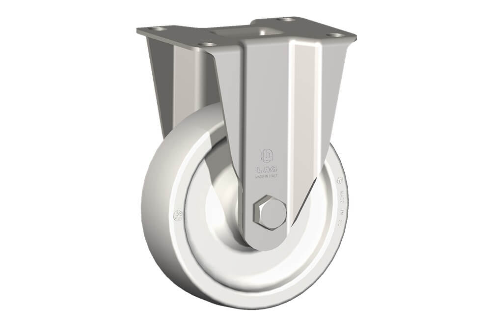 WHEEL P 150X48/60 HD PB INOX FIXED X40