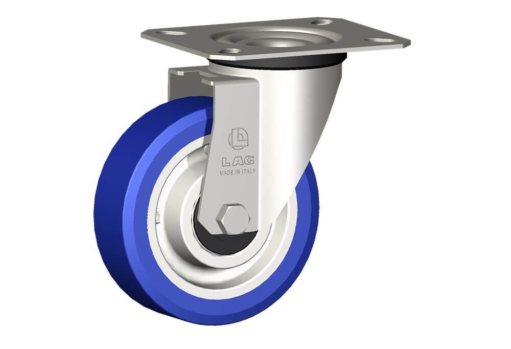 WHEEL AS 100X30/40 INOX BB SWIV.FORK X20