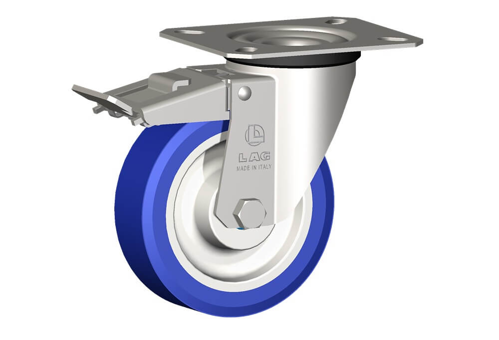 WHEEL AS 100X30/40 INOX RB SWL X20 +BR