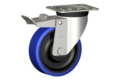 WHEEL AS 160X50/60 INOX BB SWL X40 +BR