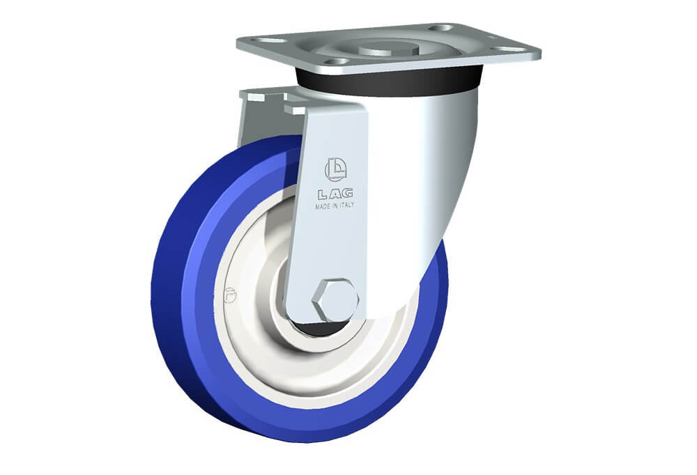 WHEEL AS 125X40/40 BB SWIVEL FORK M4OL
