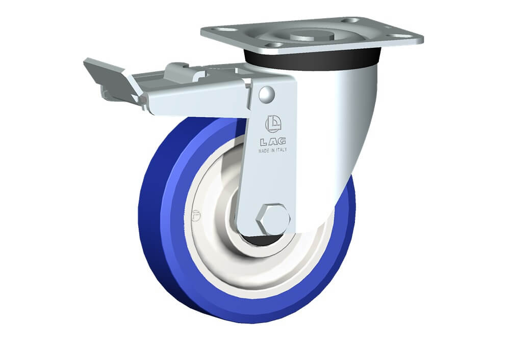 WHEEL AS 125X40/40 BB SWL M40L/50 +BRAKE