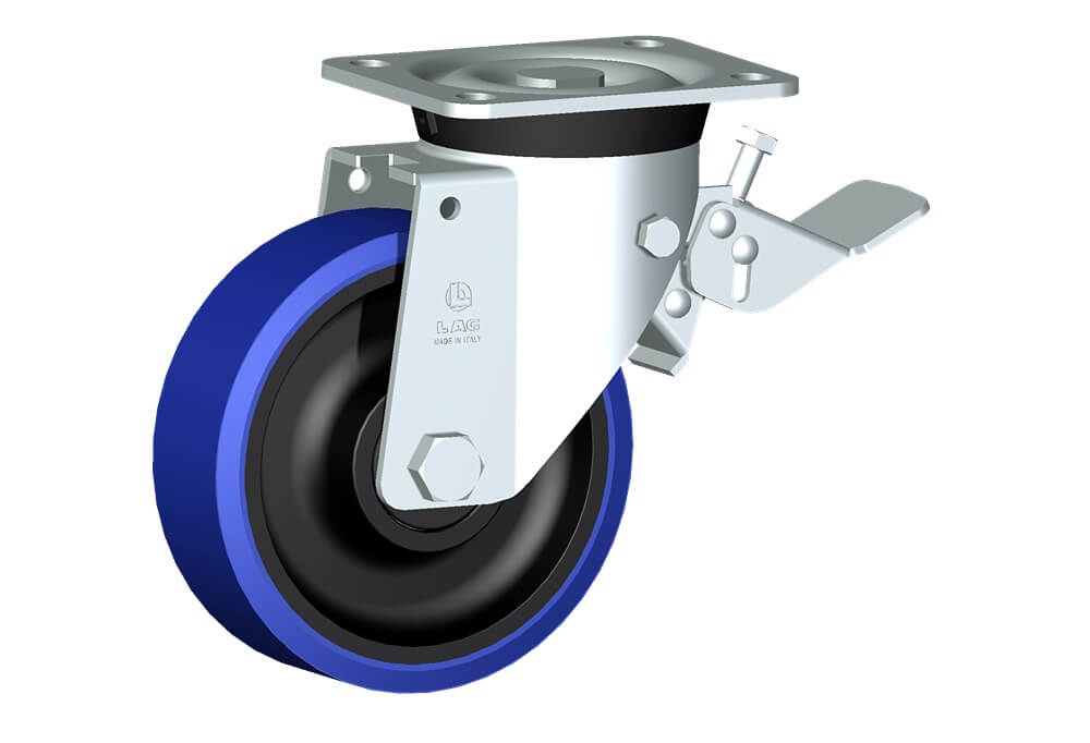 WHEEL AS 160X50/60 BB SWL M40 +BRAKE FV