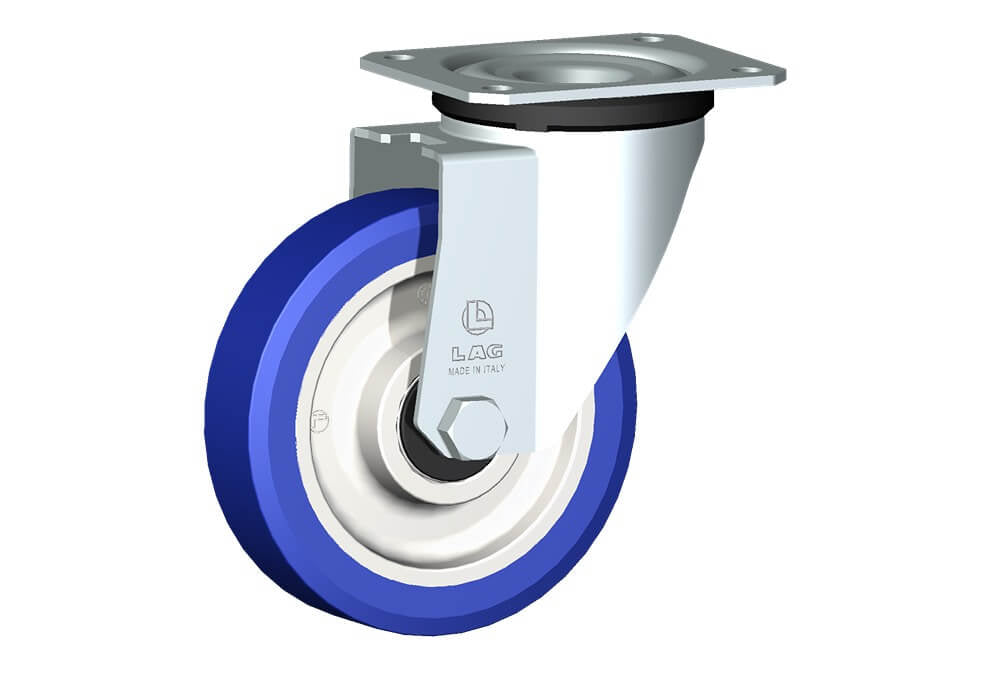 WHEEL AS 125X30/40 BB SWIVEL M22L/50