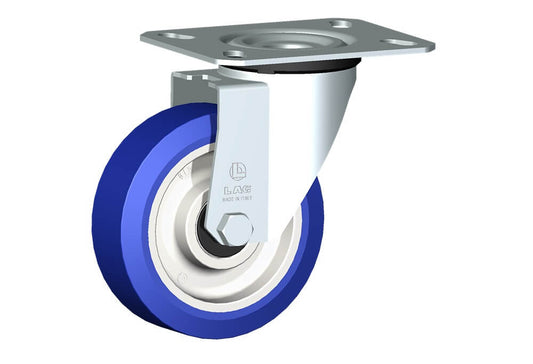 WHEEL AS 125X40/40 BB SWIVEL M22/50