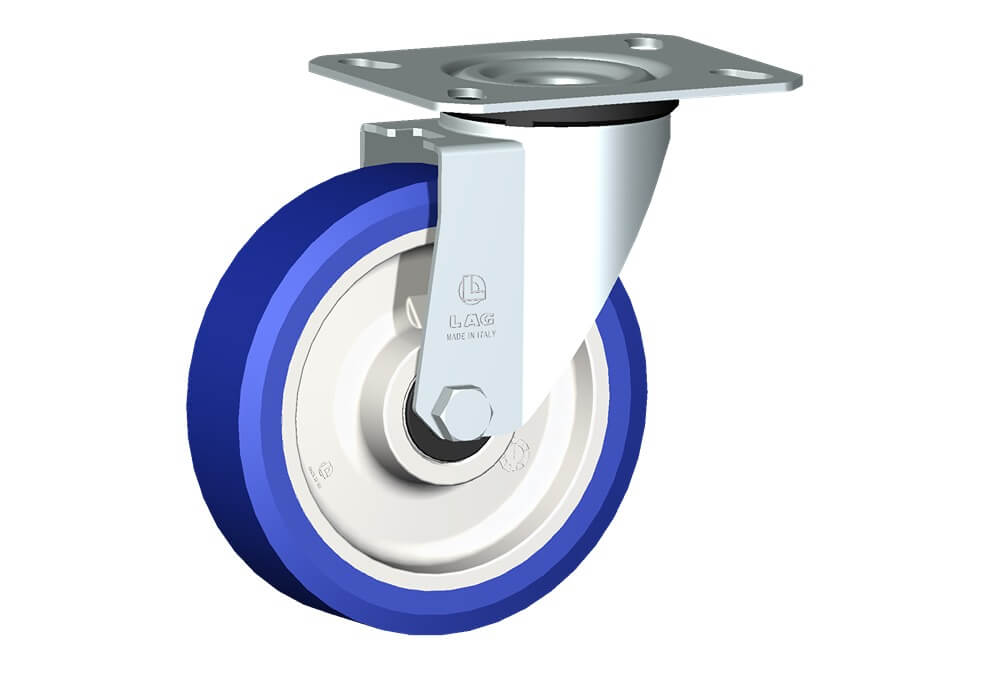 WHEEL AS 150X40/50 BB SWIVEL FORK M22