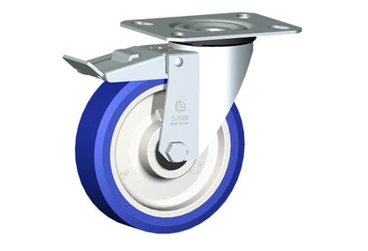 WHEEL AS 150X40/50 BB SWIVEL M22 +BRAKE