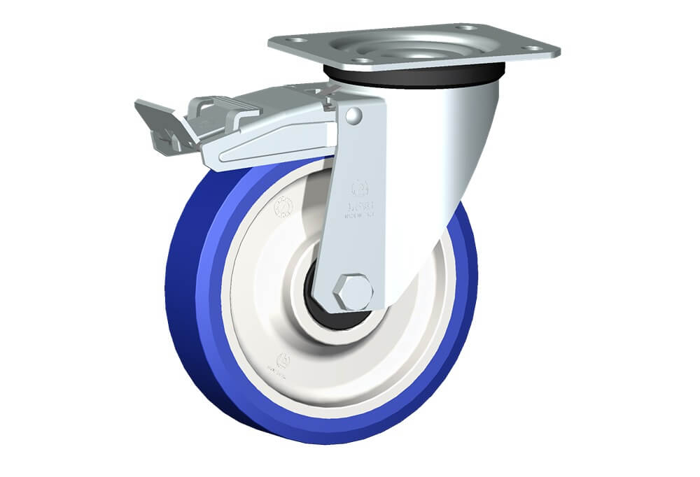 WHEEL AS 175X40/50 BB SWIVEL M22/60 +BRA