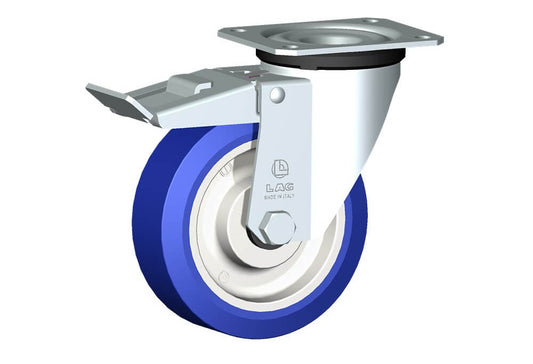 WHEEL AS 125X30/40 RB SWIVEL M22L/50