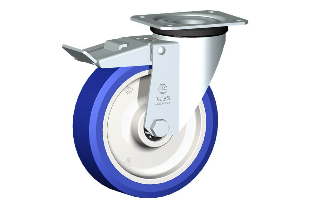 WHEEL AS 150X40/50 RB SWIVEL M22L+BR