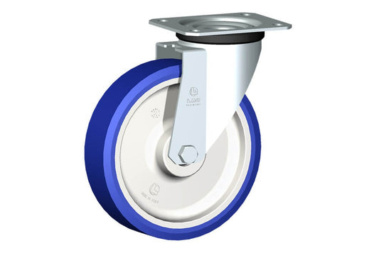 WHEEL AS 200X50/60 RB SWIVEL FORK M22