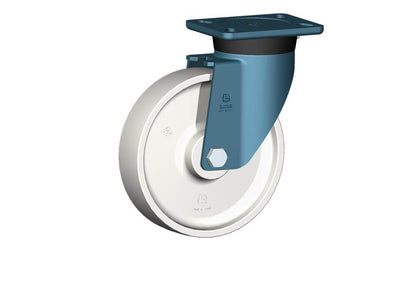 WHEEL P 200X50/60 RB. SWIVEL FORK E70
