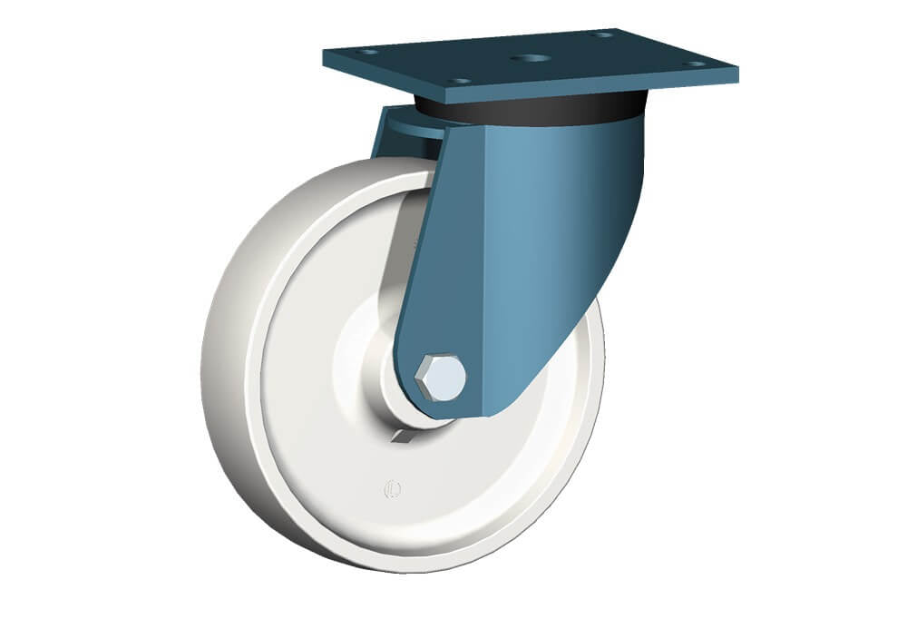 WHEEL P 250X60/74 RB. SWIVEL FORK E70