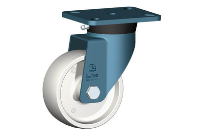WHEEL P 100X40/40 PLAIN BORE SWIVEL FORKE70