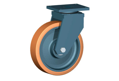 WHEEL Z 400X100/120 BB SWIVEL FORK E70