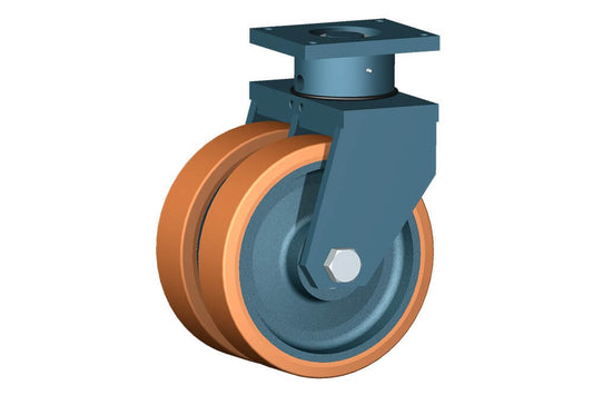 WHEEL Z 400X100+100 BB SWIVEL FORK G80
