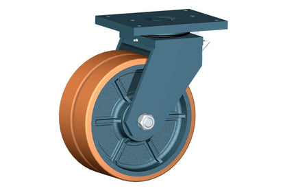 WHEEL Z 300X70+70 BB SWIVEL FORK G80 +DIR.LOCK. 2 WAYS