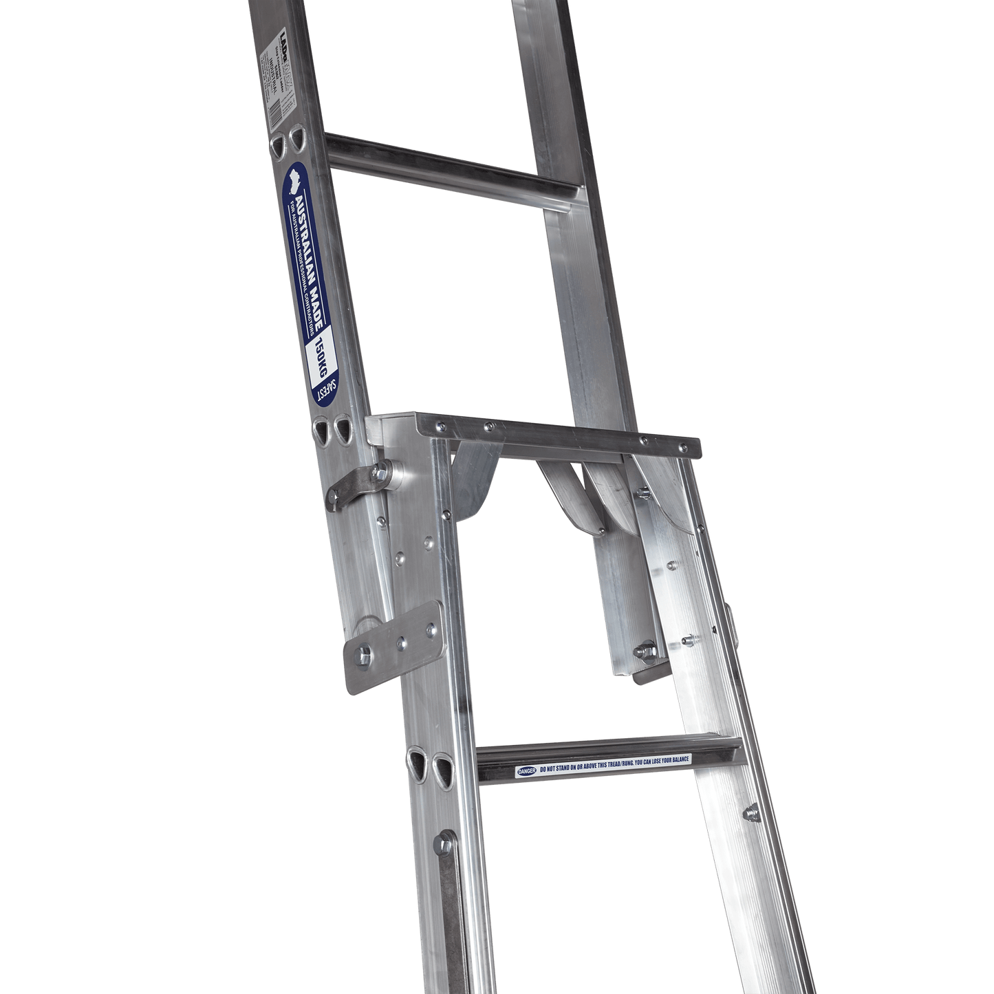 Aluminium Dual Purpose Step & Straight Ladder - SE062