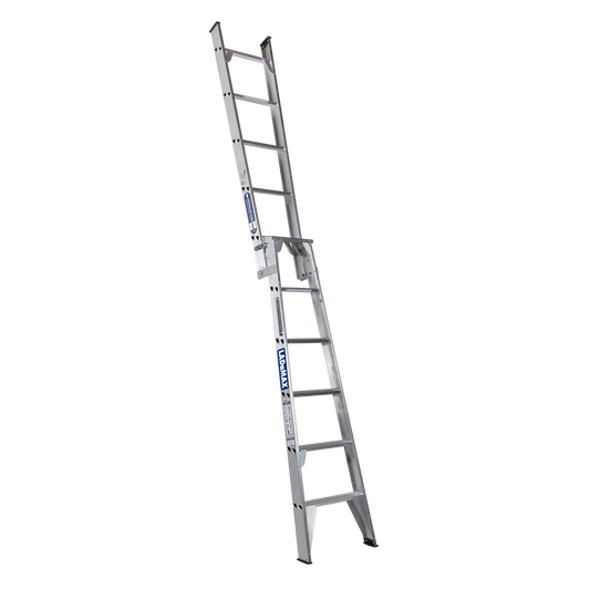 Aluminium Dual Purpose Step & Straight Ladder - SE062