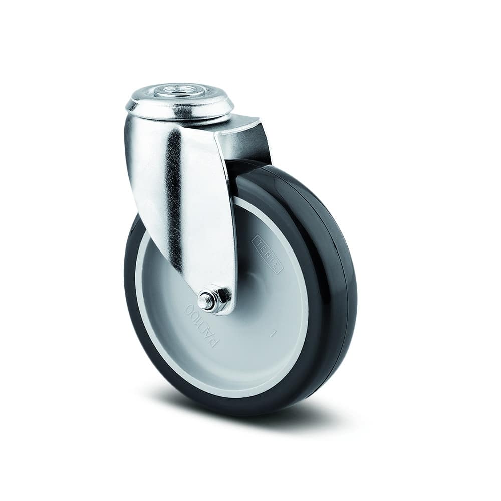 1470PAO075P3011 Economy 75mm Swivel Bolt Hole 11mm Polyurethane Castor