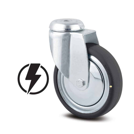 2470DYK125P3013 125mm Electric Conductive Castor