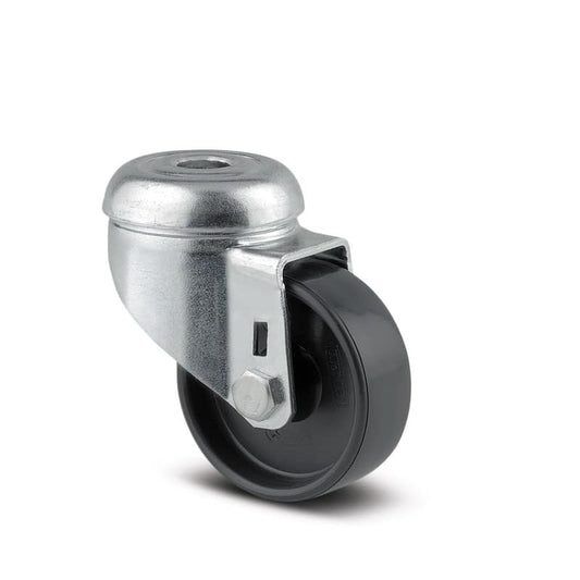 2470UOO050P3011 Agila 50mm Swivel 11mm Bolt Hole Dark Grey Polyamide Castor - 50kg Capacity