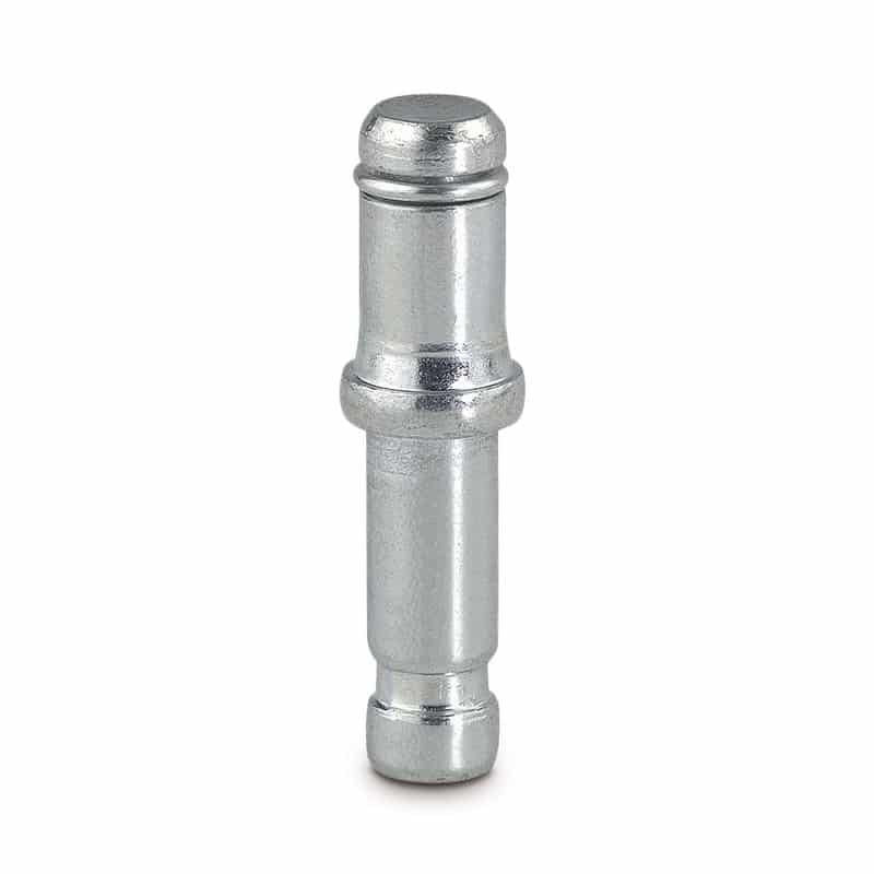 B10-11X20.10 Metal Stem With Circlip For 40mm - 75mm Blind Hole Castors 11mm D x 20mm