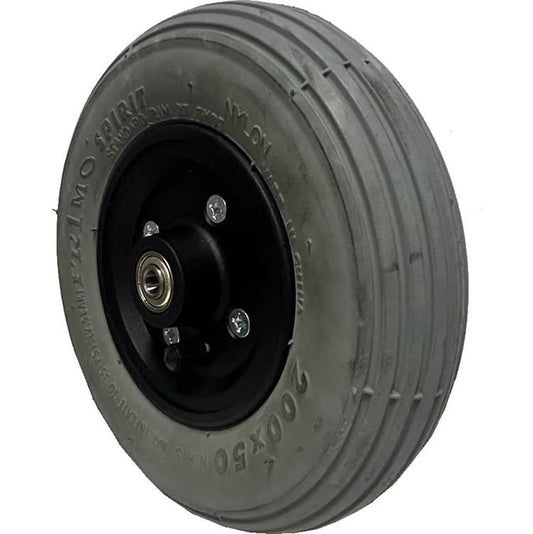 PRI-FA2RIB-50P08-G Primo 200 x 50mm Grey Rib Rubber Wheelchair Wheel
