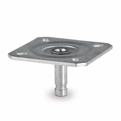 P41-65X65/11 Square Plate Stem For 100mm Blind Hole Castors 65 x 65mm