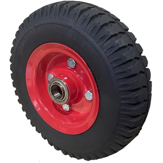 PWF-250X4 20 Pneumatic Puncture Proof 250x4 20mm Axle Black Rubber Wheel - 75kg Capacity