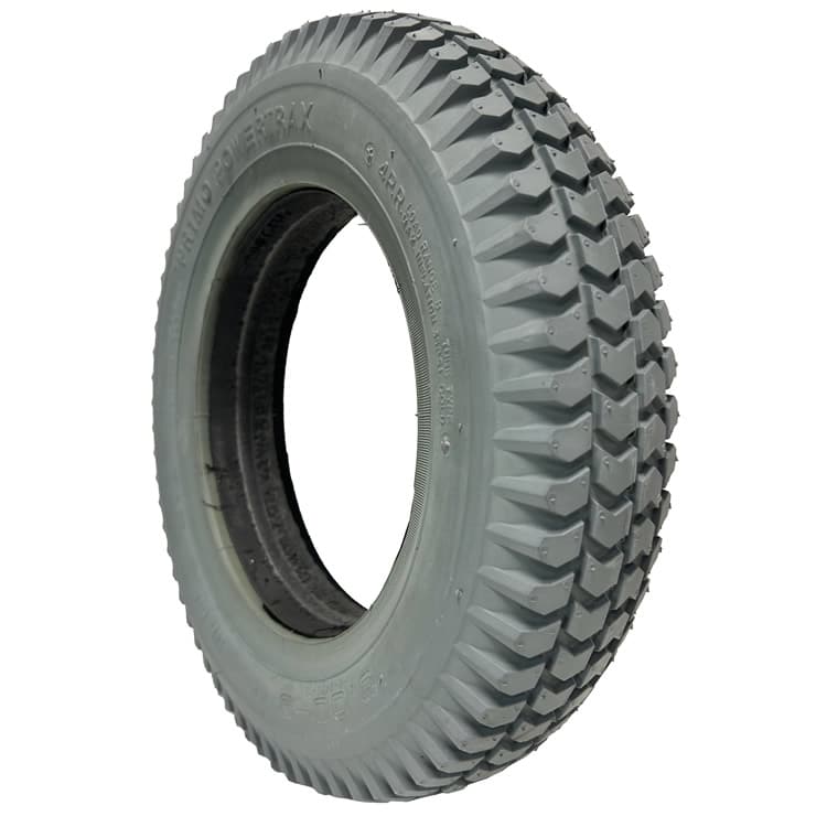PRI-3.00-8-FF-TRAX-G-F48 Primo C248G Power Trax 3.00-8 Grey Foam Filled Tyre