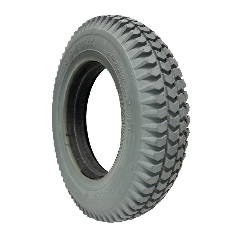 PRI-3.00-8-FF-TRAX-G-F42 Primo C248G Power Trax 3.00-8 Grey Foam Filled Tyre