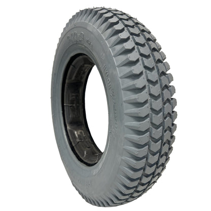 PRI-3.00-8-FF-TRAX-G-C55 Primo C248G Power Trax 3.00-8 Grey Castellated Foam Filled Tyre