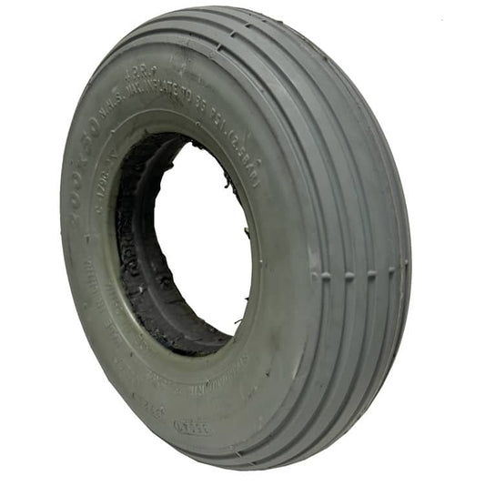 PRI-200X50-FF-RIB-G Primo C179G 200 x 50 Grey Rib Foam Filled Tyre