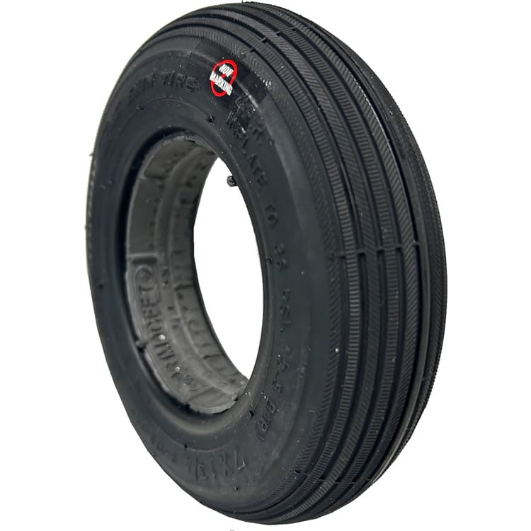 PRI-7X13/4-FF-RIB-BLK (FT37) Primo C179 7 x 1-3/4 Black Non Marking Rib Foam Filled Tyre