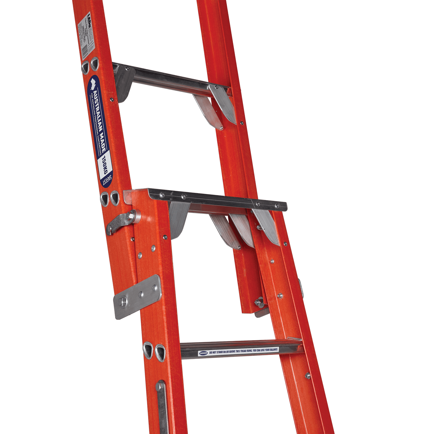Fibreglass Dual Purpose Step & Straight Ladder - FSE062