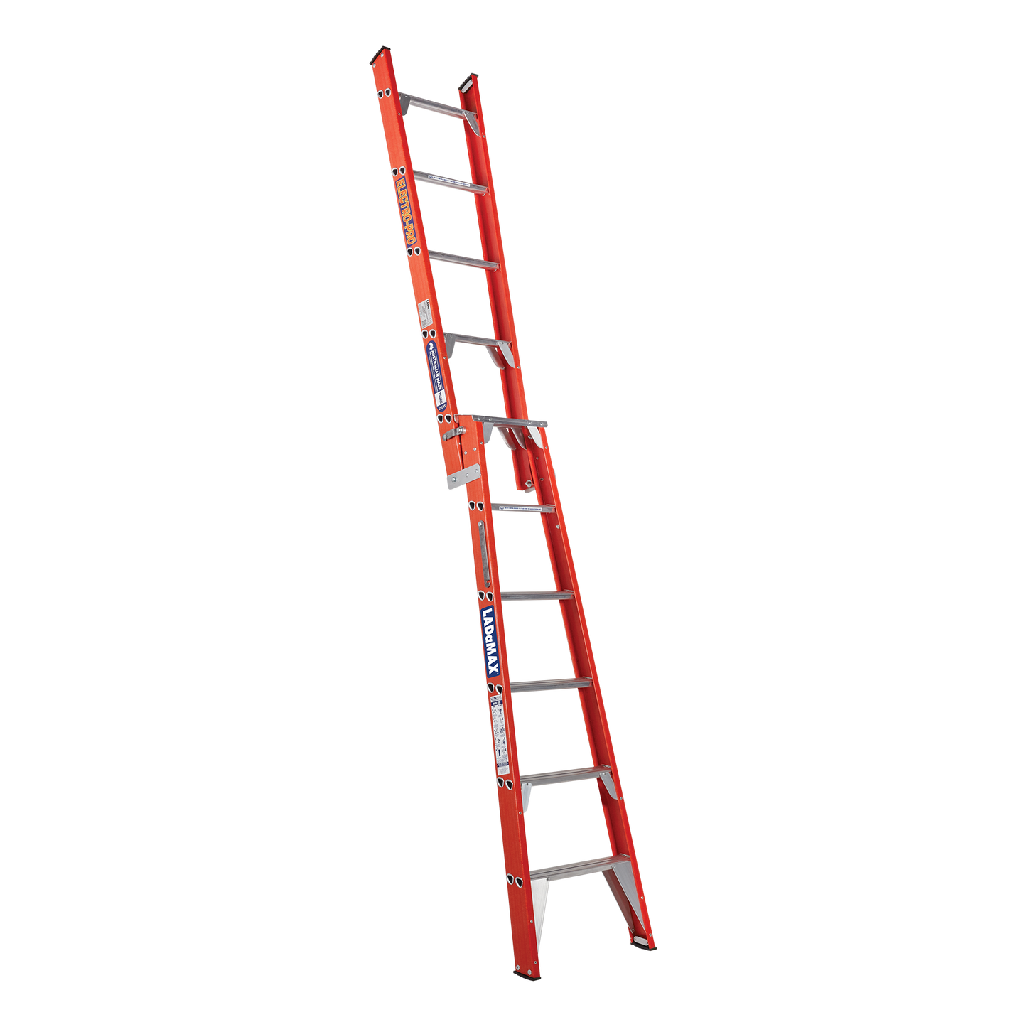 Fibreglass Dual Purpose Step & Straight Ladder - FSE062