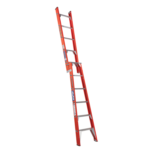 Fibreglass Dual Purpose Step & Straight Ladder - FSE072