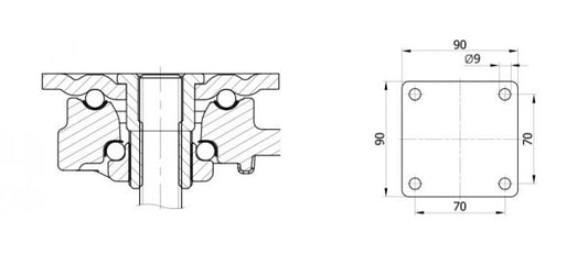 FOOTMASTER & casters & wheels G-Dok Industries