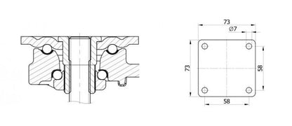 FOOTMASTER & casters & wheels G-Dok Industries